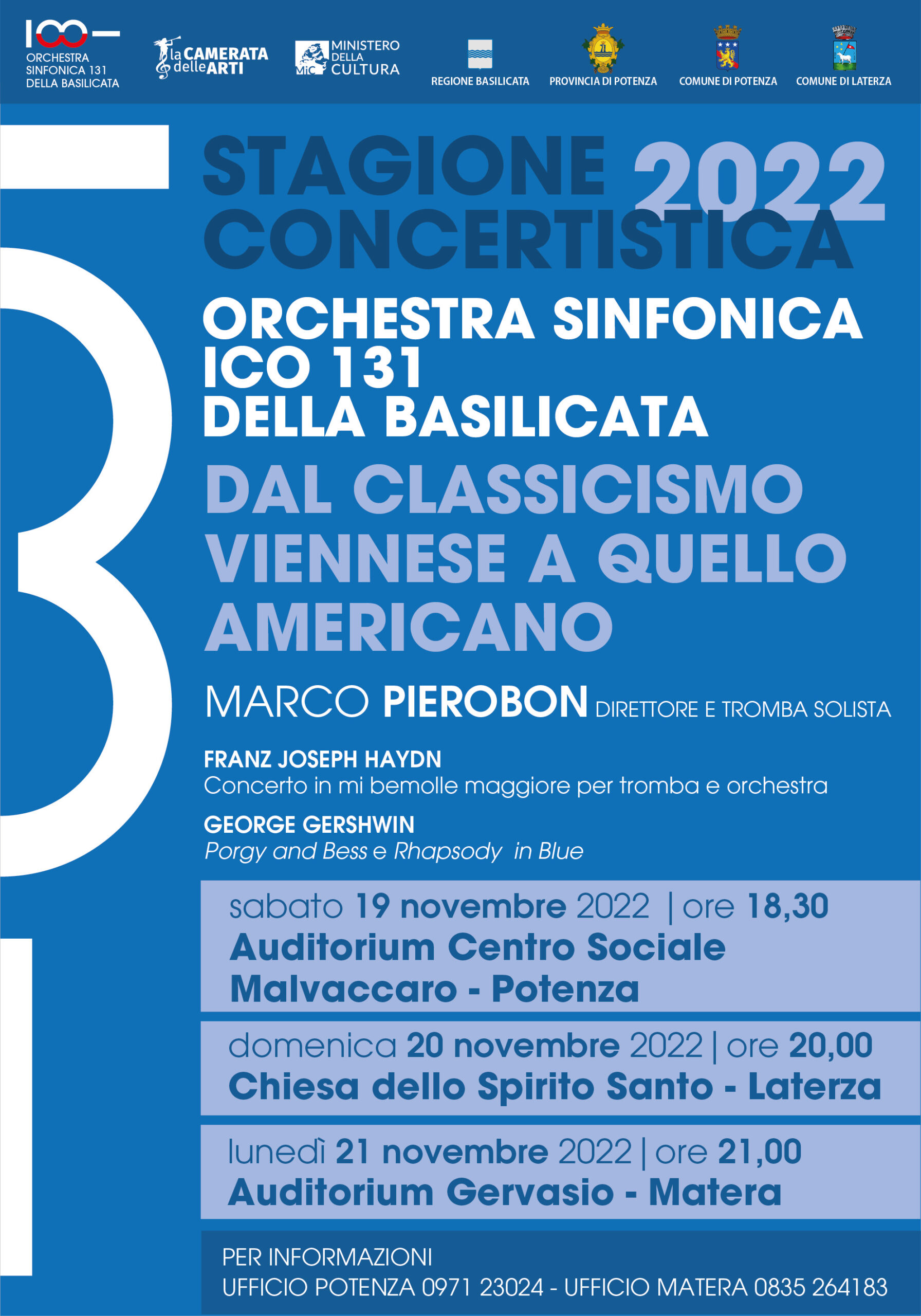 Orchestra 131 Basilicata “Dal classicismo viennese a quello americano